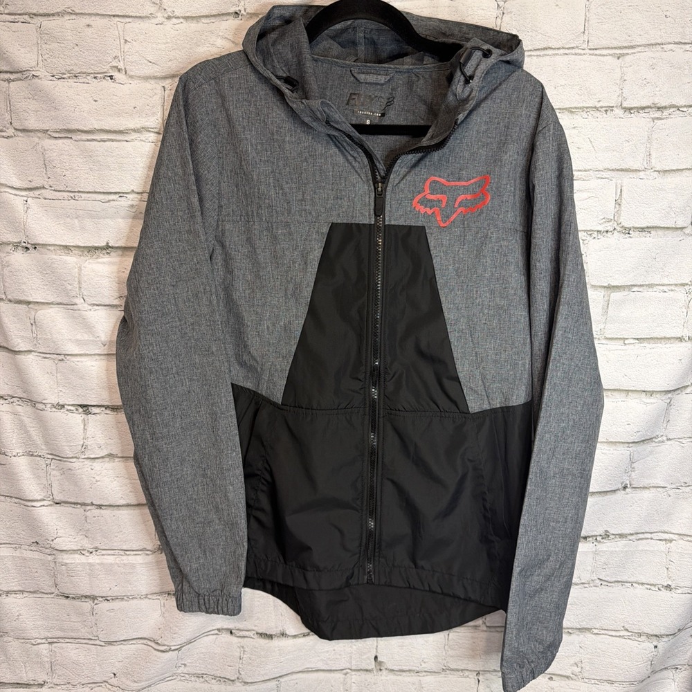 Fox Racing Windbreaker Rain Jacket Men's Small Motocross Outdoors Exc.